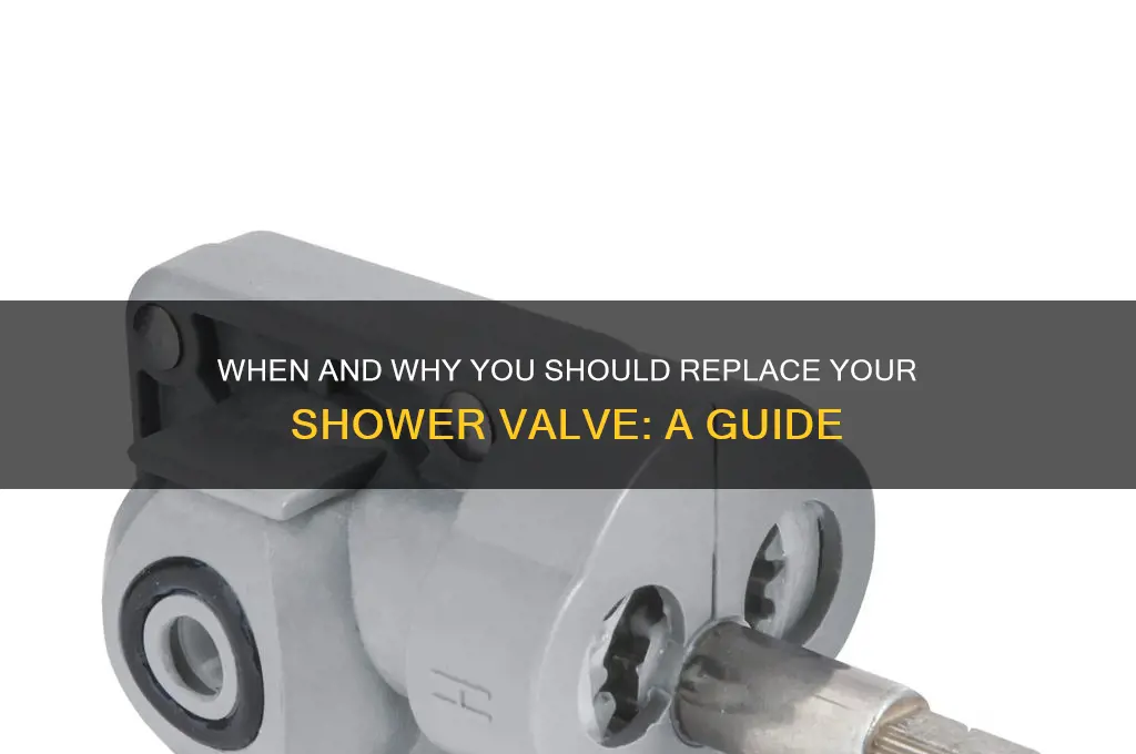 do i have to replace shower valve