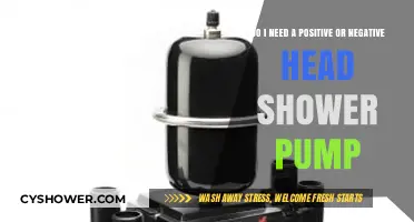 Positive vs. Negative Head Shower Pump: Which One Do You Need?