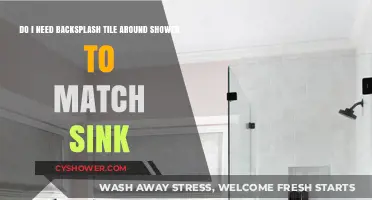 Matching Shower and Sink Backsplash Tiles: A Design Dilemma Explored