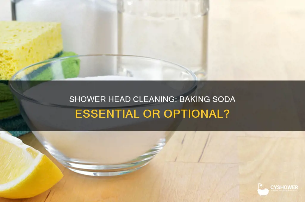 do i need baking sodar for shower head cleaning