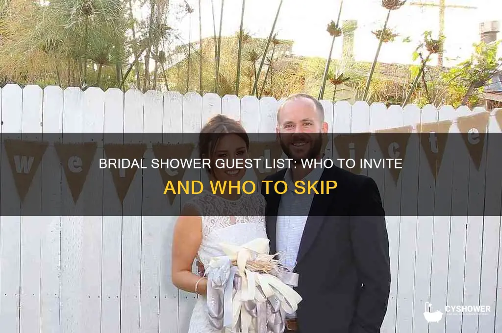 do i need to invite everyone to the bridal shower