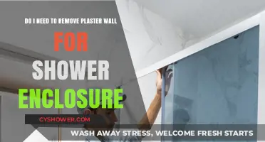 Should You Remove Plaster Walls for Shower Enclosure Installation?