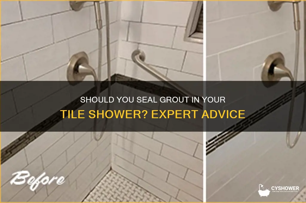 do i need to seal grout on tile shower