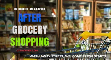 Should You Shower After Grocery Shopping? Hygiene Tips and Myths