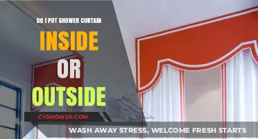 Shower Curtain Placement: Inside or Outside the Tub?