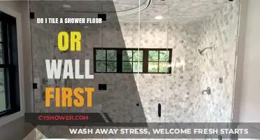Tile Shower Floor or Wall First: The Right Installation Sequence