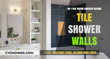 Should You Install a Vapor Barrier Behind Tile Shower Walls?