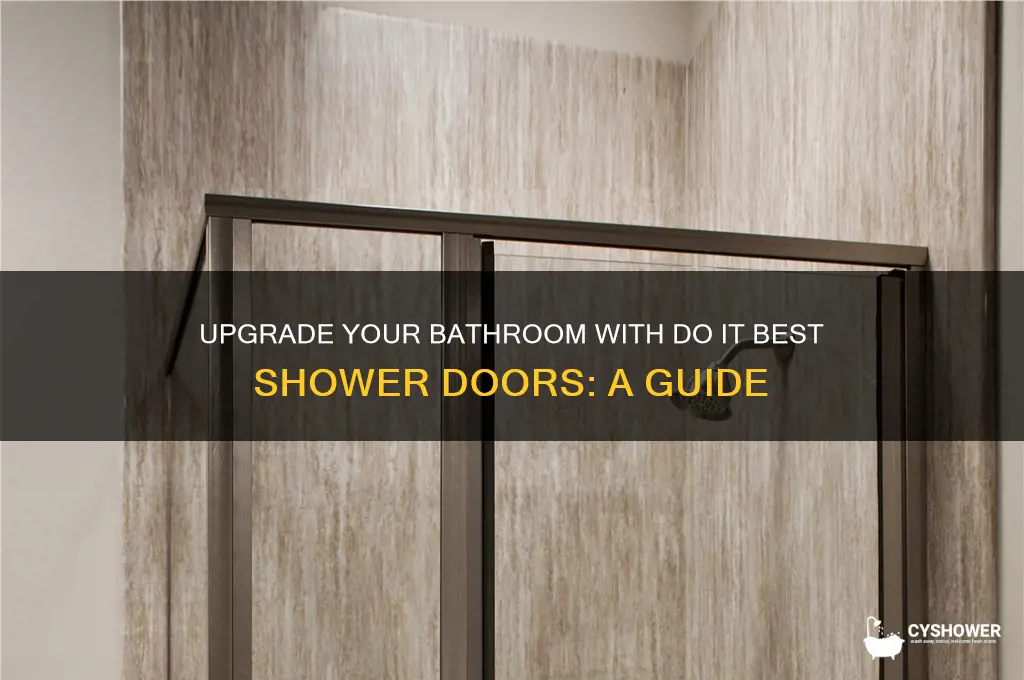 do it best shower doors
