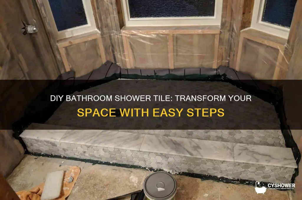 do it yourself bathroom shower tile
