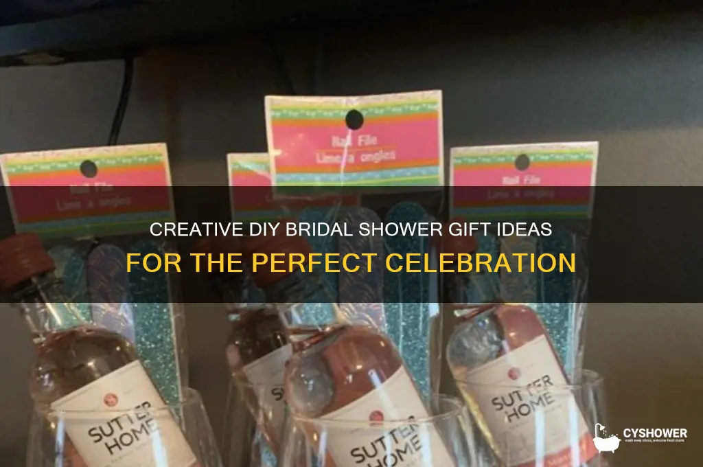 do it yourself bridal shower gifts