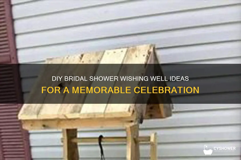 do it yourself bridal shower wishing well