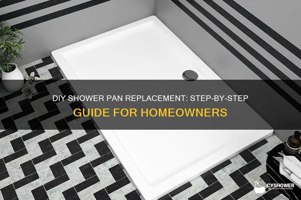 do it yourself replace shower pan