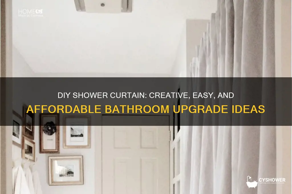 do it yourself shower curtain