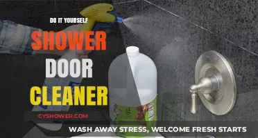 DIY Shower Door Cleaner: Sparkling Glass with Simple Household Ingredients