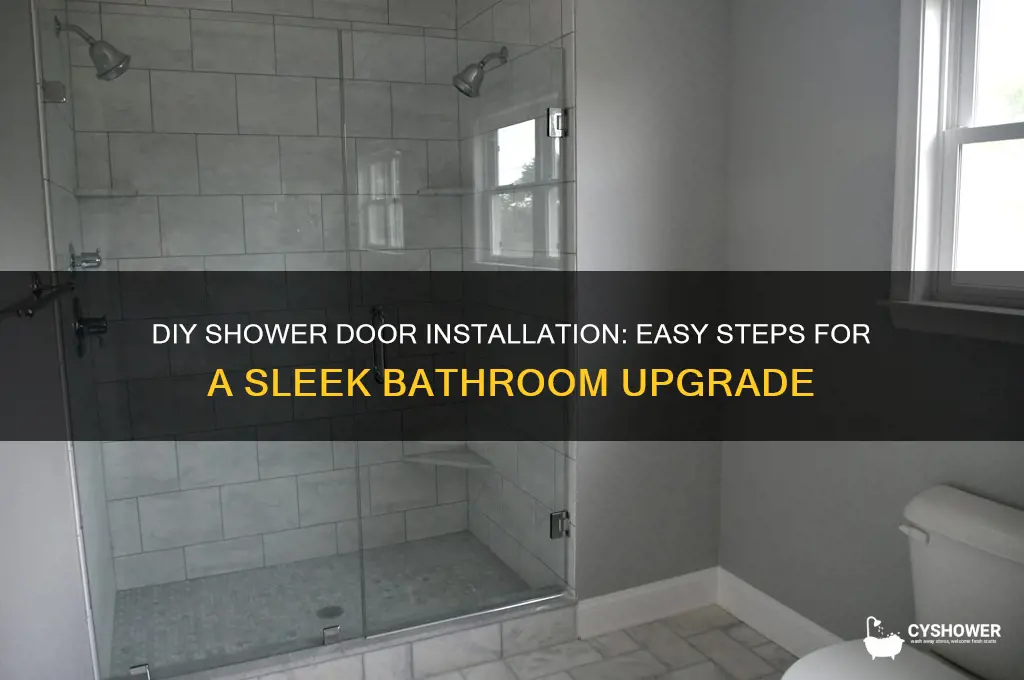 do it yourself shower door