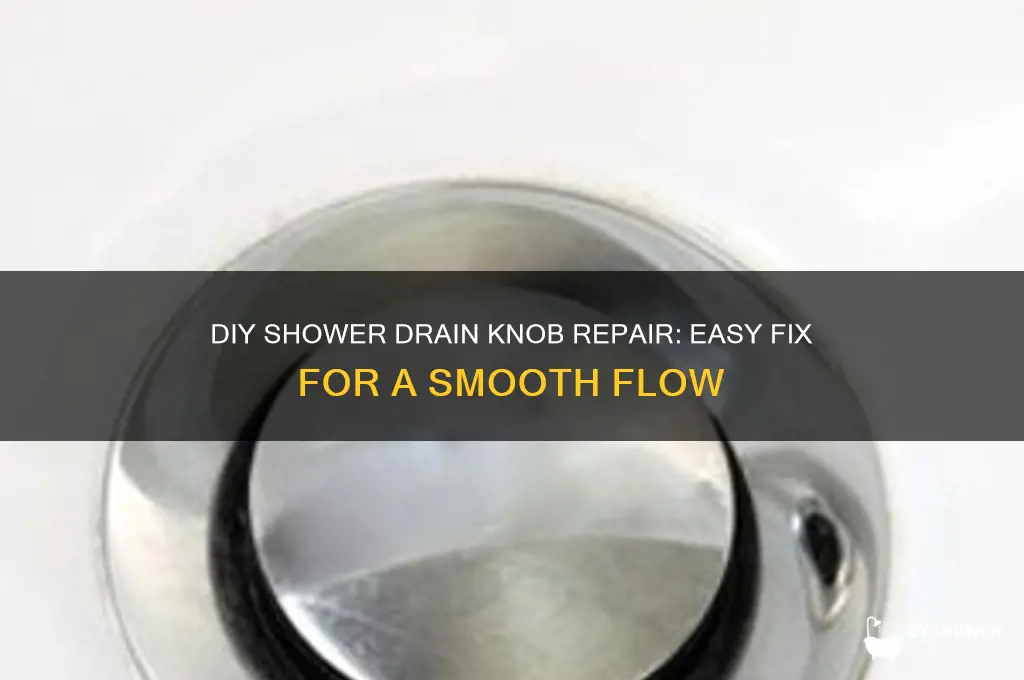 do it yourself shower drain knobrepair