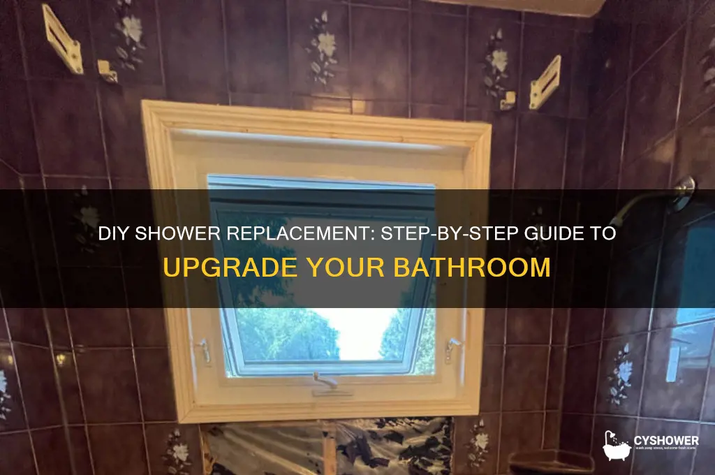 do it yourself shower replacement