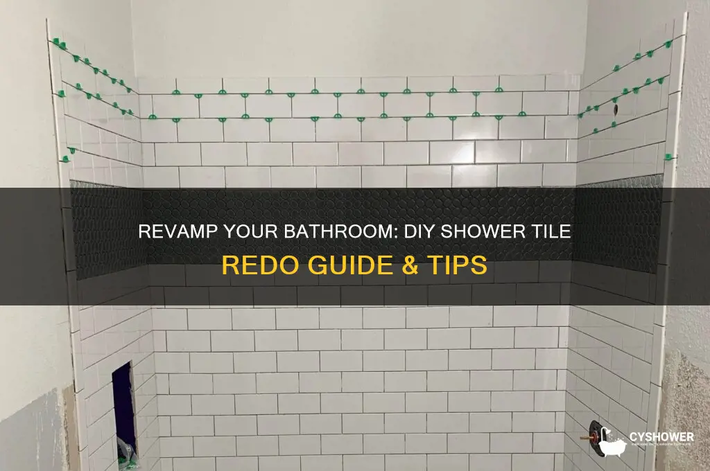 do it yourself shower tile redo