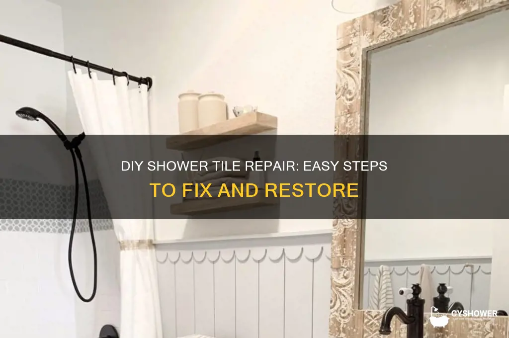 do it yourself shower tile repair