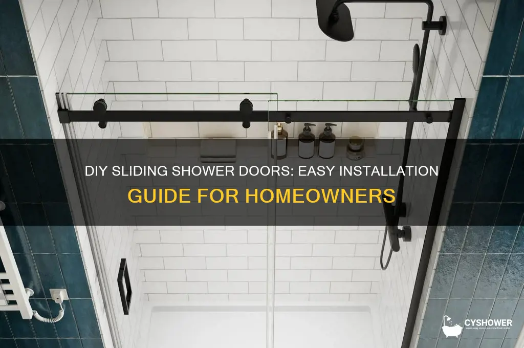 do it yourself sliding shower doors