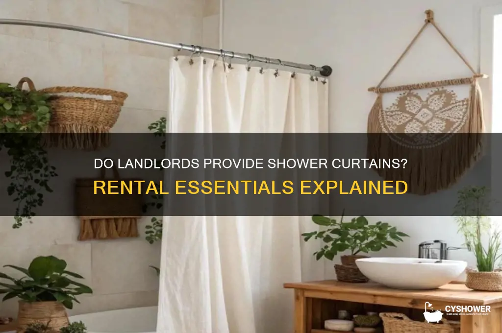 do landlords provide shower curtains