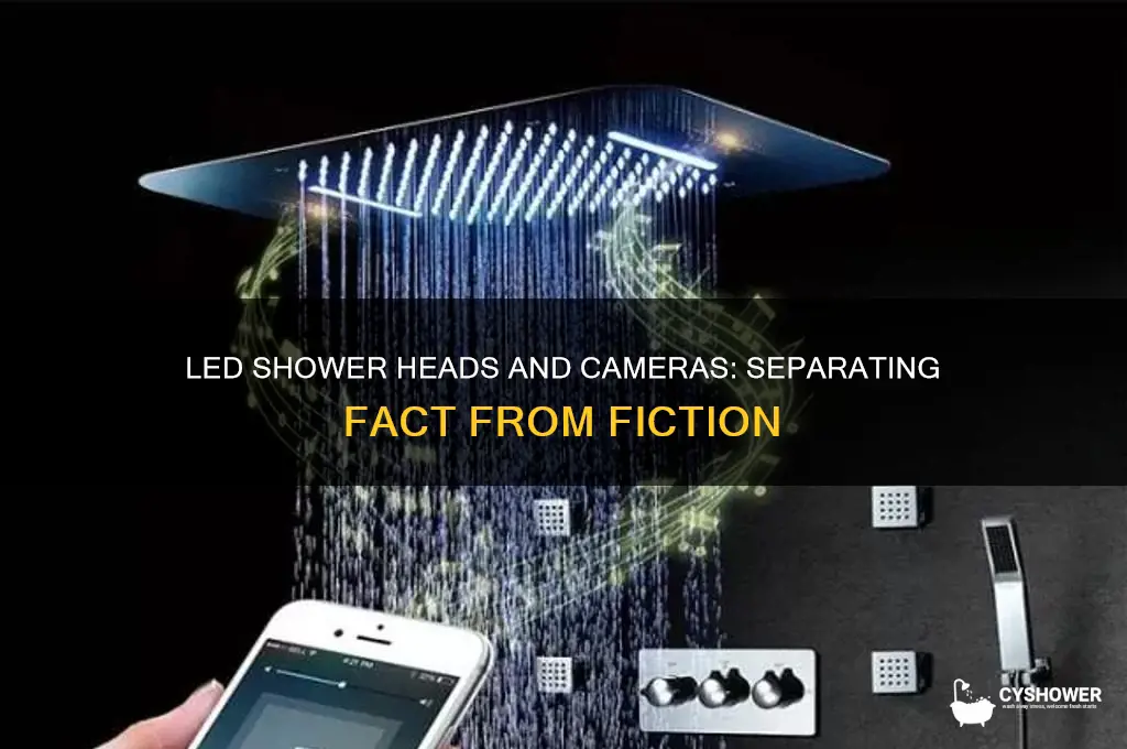 do led shower heads have cameras