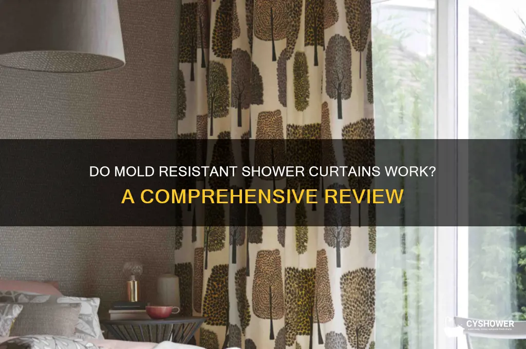 do mold resistant shower curtains work