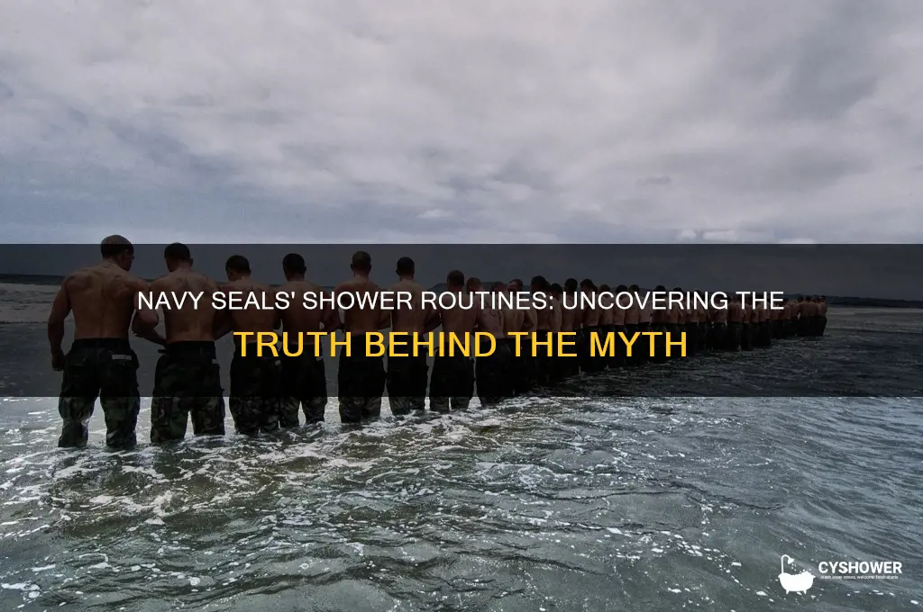 do navy seals get yo shower