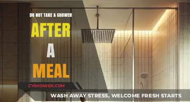 Avoid Post-Meal Showers: Why Waiting is Better for Your Health