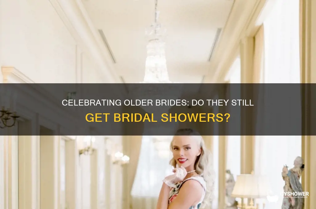 do older women have bridal shower