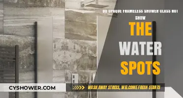 Opaque Frameless Shower Glass: Does It Hide Water Spots Effectively?