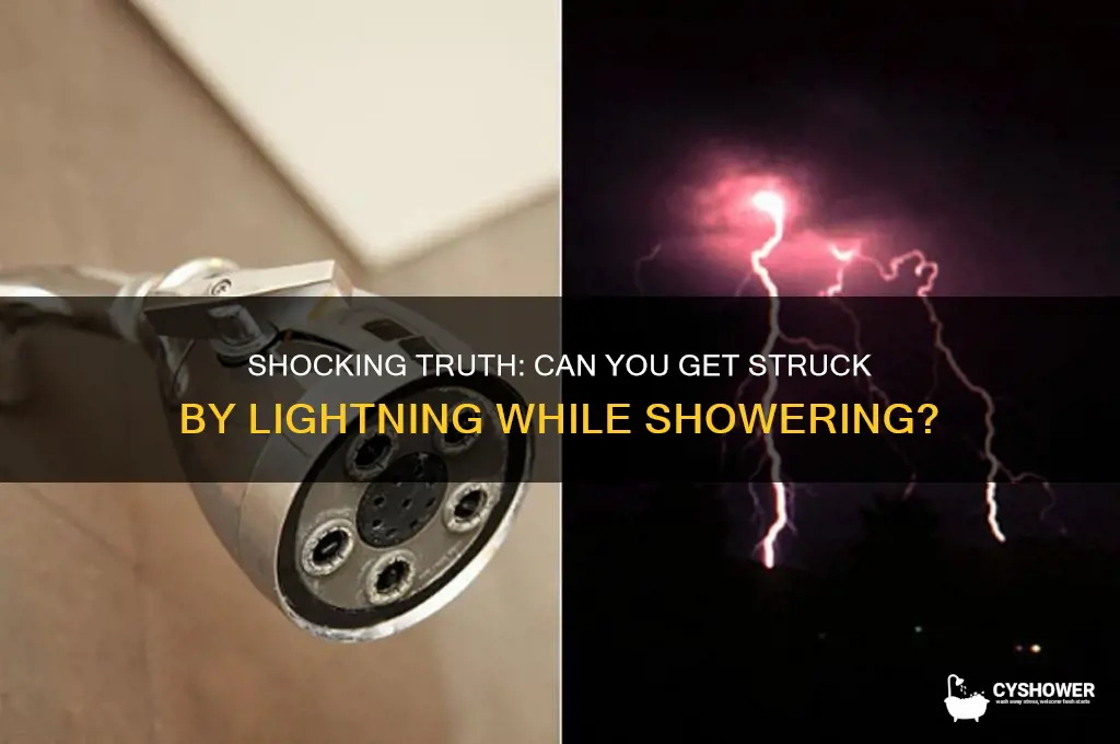 do people get struck by lightning in the shower