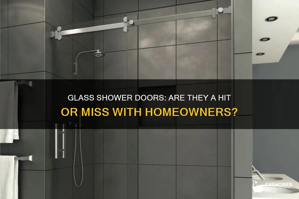 do people like glass door in shower