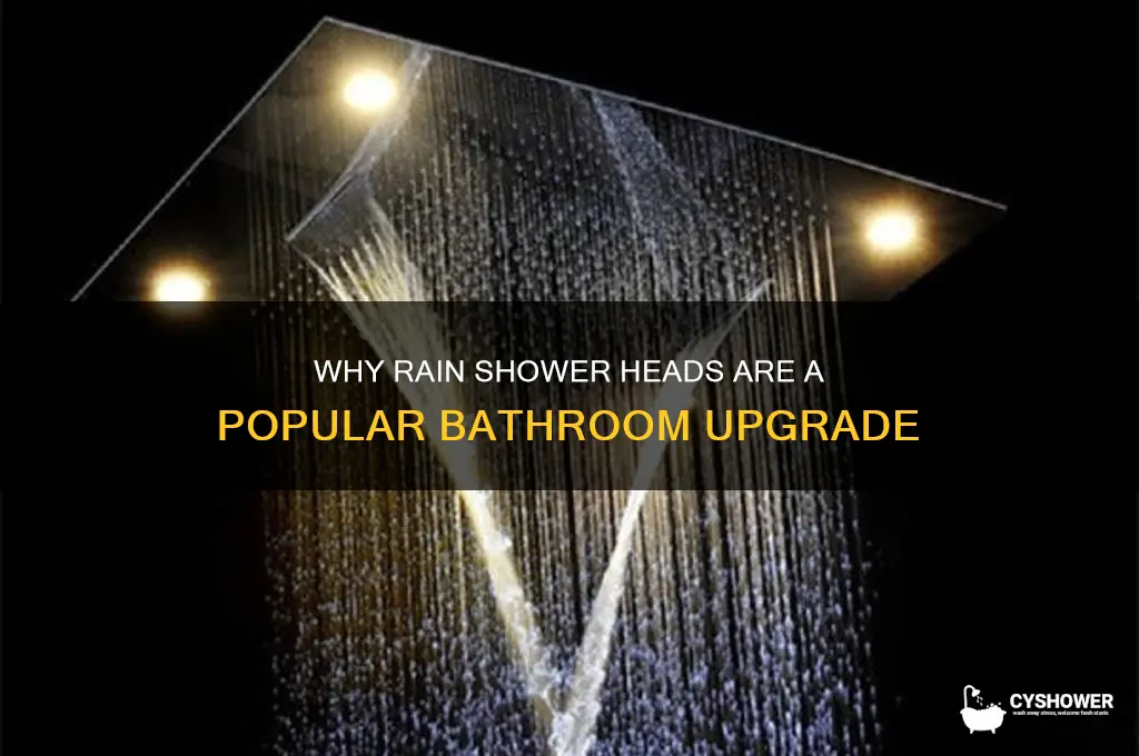 do people like rain shower heads