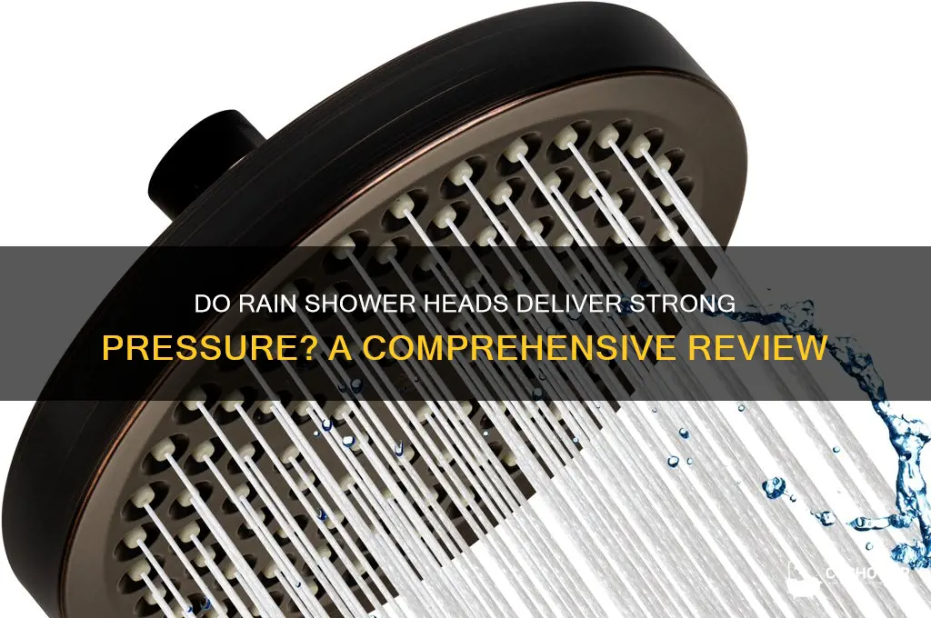 do rain shower heads have good pressure