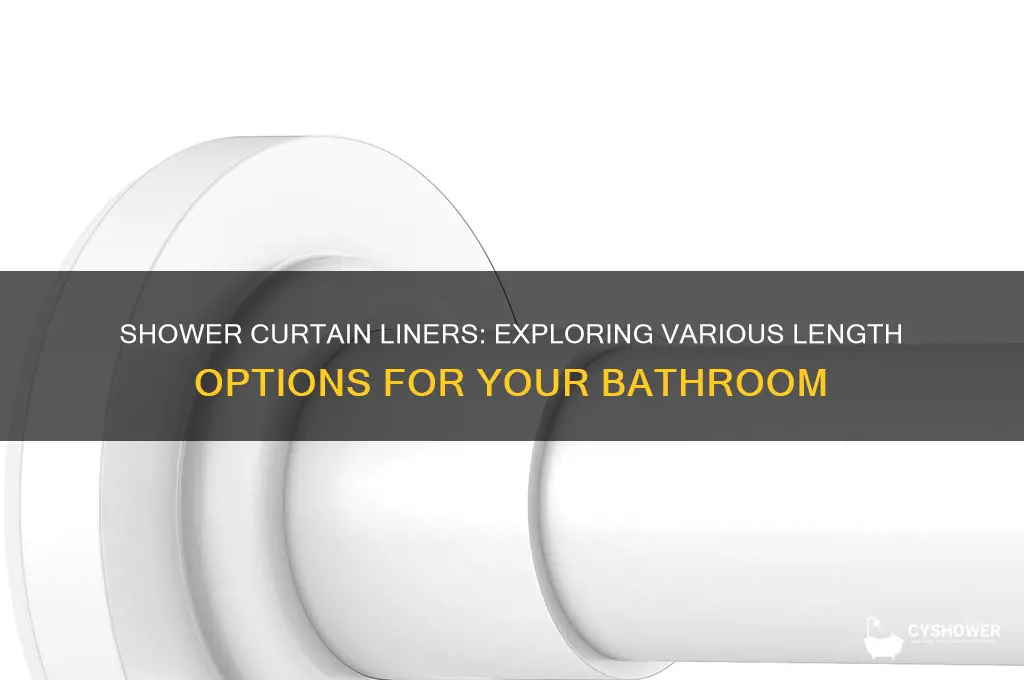 do shower curtain liners come in different lengths