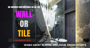 Shower Curtain Rod Installation: Wall or Tile Placement Guide