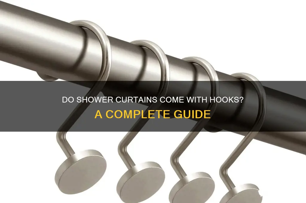 do shower curtains come with hooks