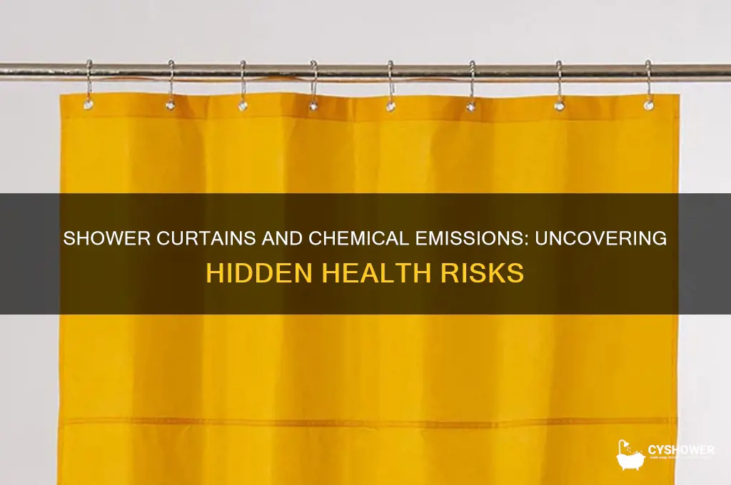 do shower curtains emit chemicals