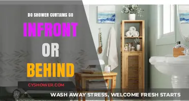 Shower Curtain Placement: In Front or Behind the Tub?