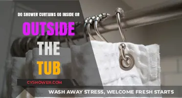 Shower Curtain Placement: Inside or Outside the Tub? A Guide
