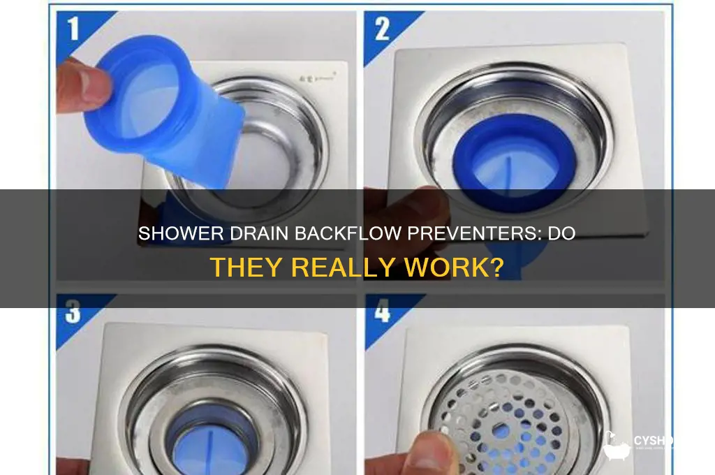 do shower drain backflow preventers work