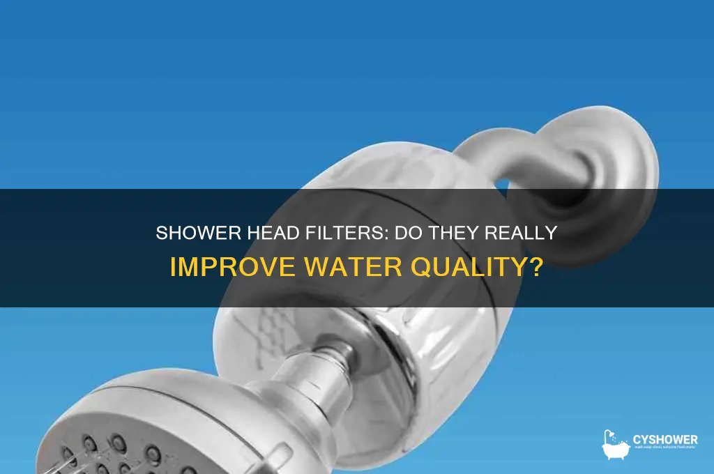 do shower head filters make a difference
