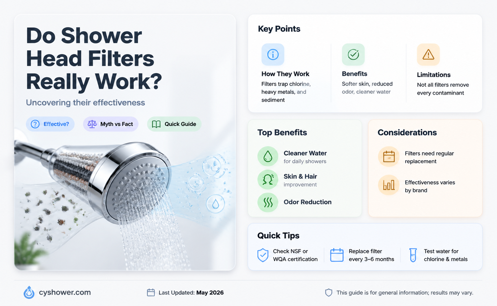 are shower head filters effective