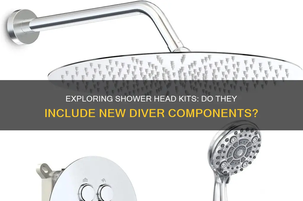 do shower head kits have new divers