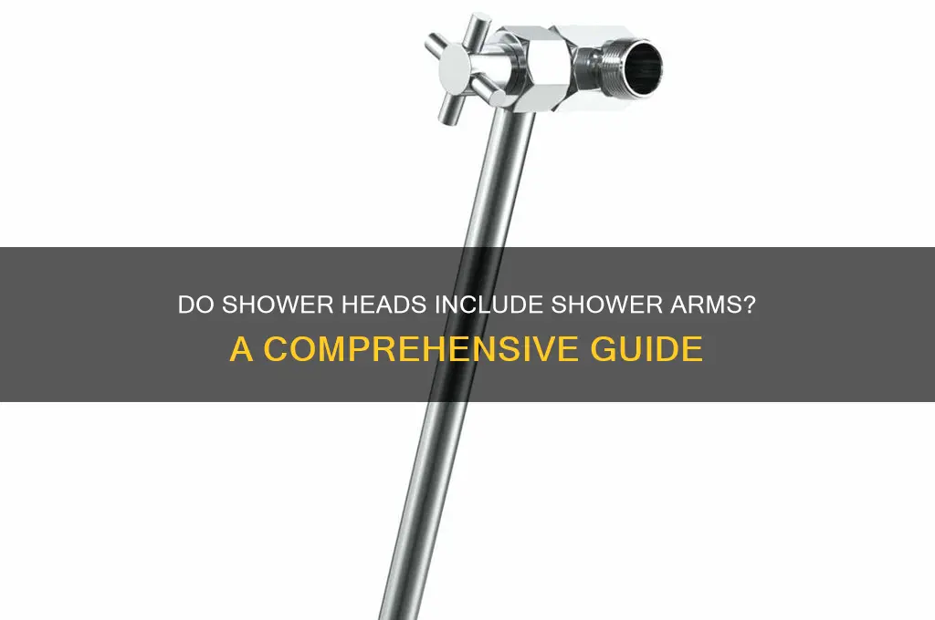 do shower heads come with shower arms