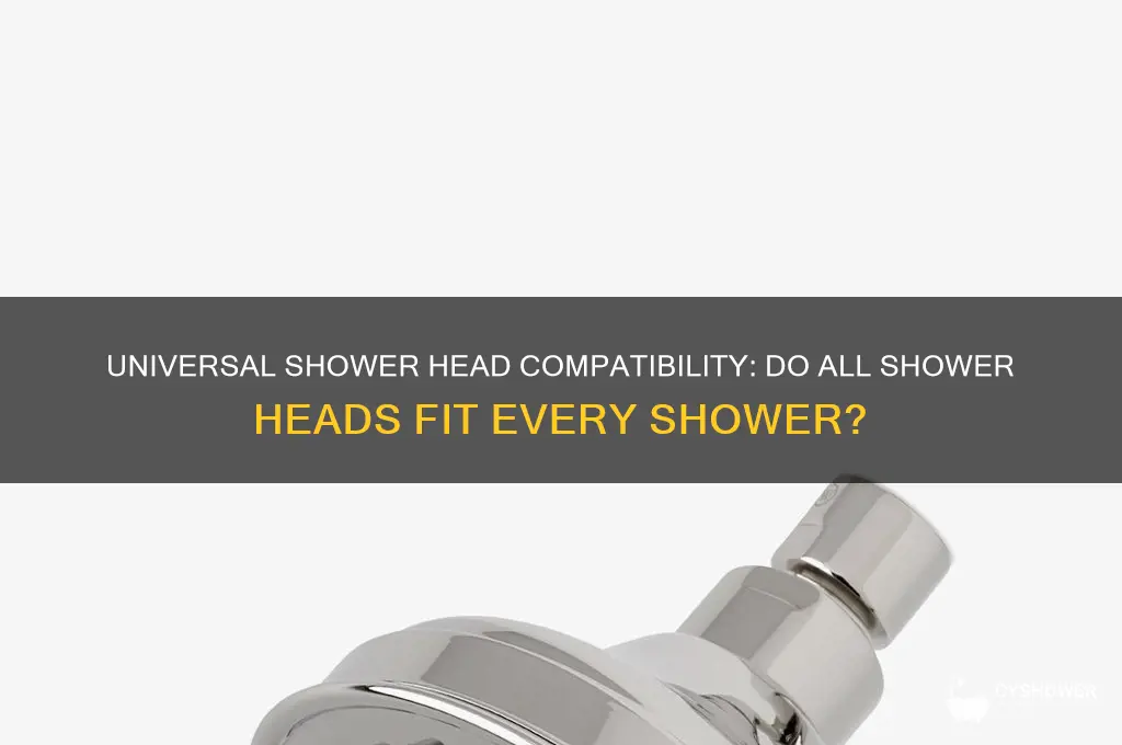 do shower heads fit all showers