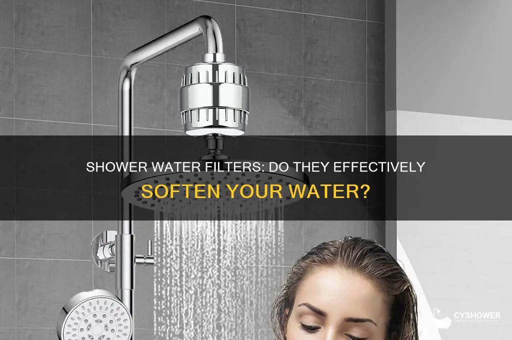 do shower water filters helpsoften water