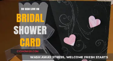 Expressing Love: Perfect Ways to Sign a Bridal Shower Card