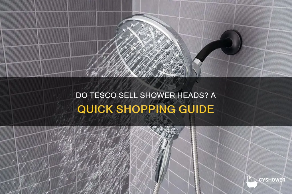 do tesco sell shower heads